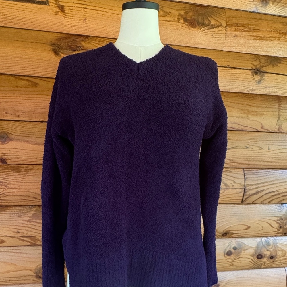 Sanctuary dark purple chenille-type sweater size S